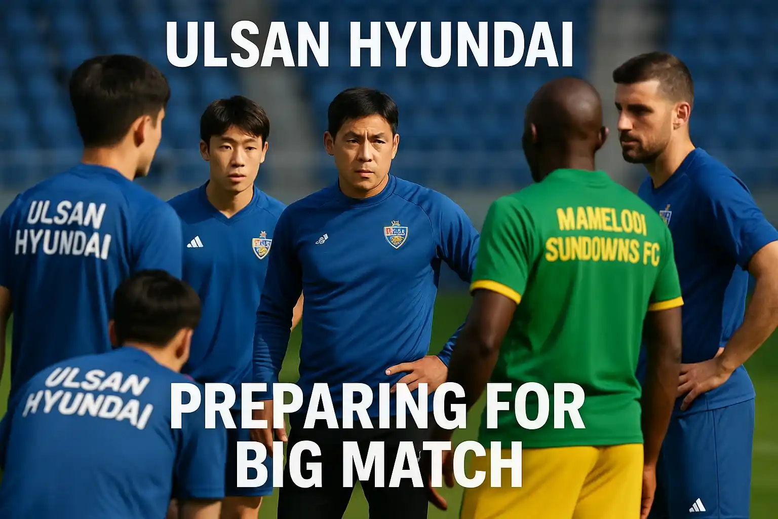 Ulsan Hyundai chuẩn bị cho trận đấu lớn với Mamelodi Sundowns FC.
